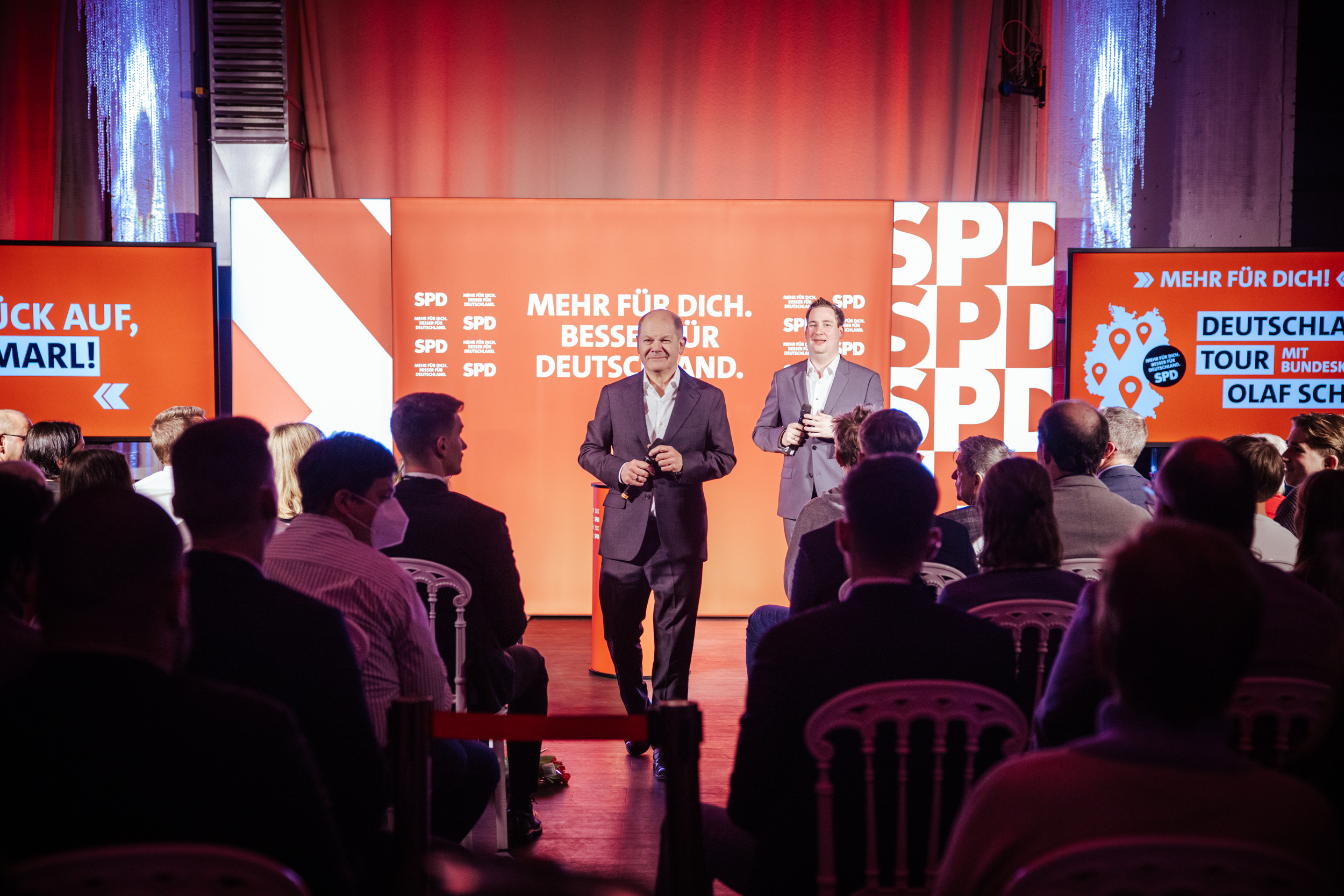 Scholz Bürgerdialog Eventhalle Marl